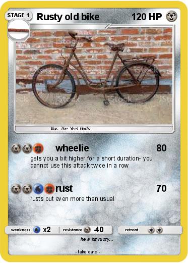 Pokemon Rusty old bike