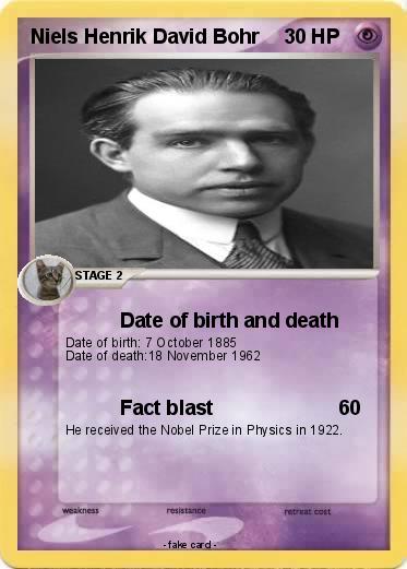 Pokemon Niels Henrik David Bohr