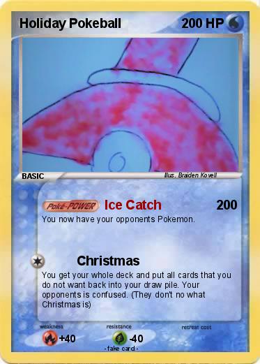 Pokemon Holiday Pokeball
