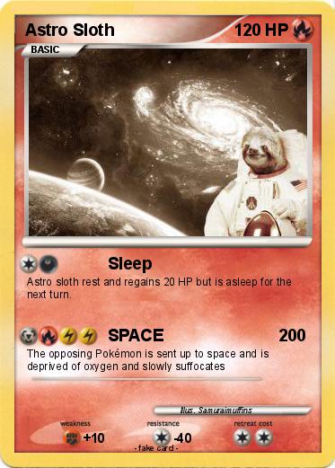 Pokemon Astro Sloth