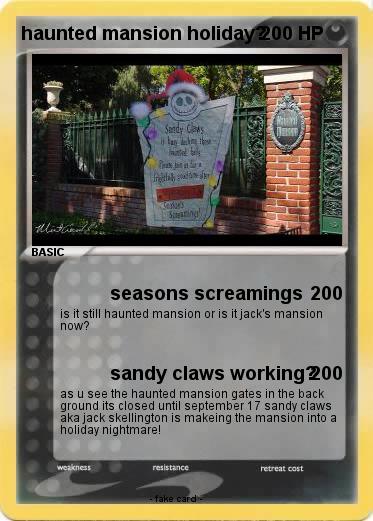 Pokemon haunted mansion holiday?