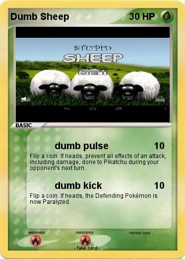 Pokemon Dumb Sheep