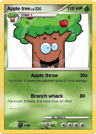 Pokemon Apple tree