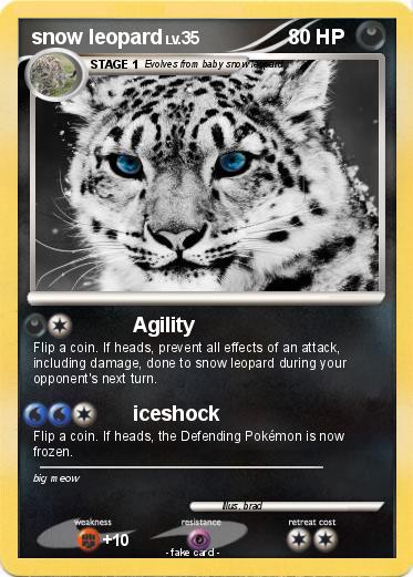 Pokemon snow leopard
