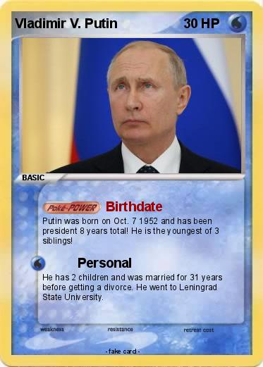 Pokemon Vladimir V. Putin