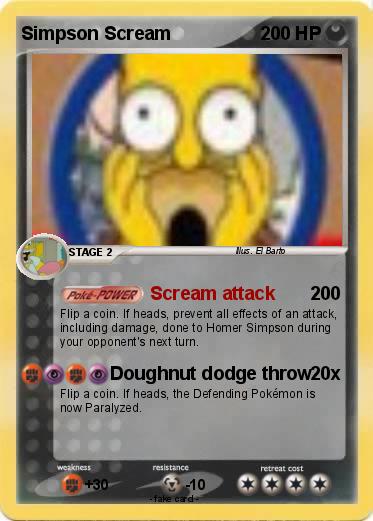 Pokemon Simpson Scream