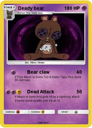 Pokemon Deady bear