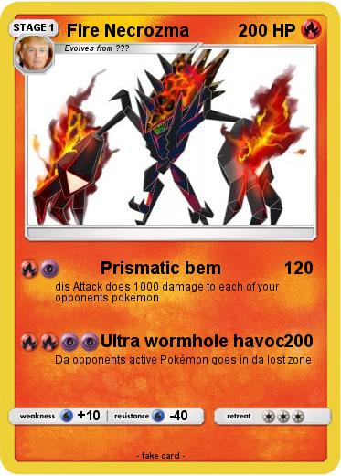 Pokemon Fire Necrozma