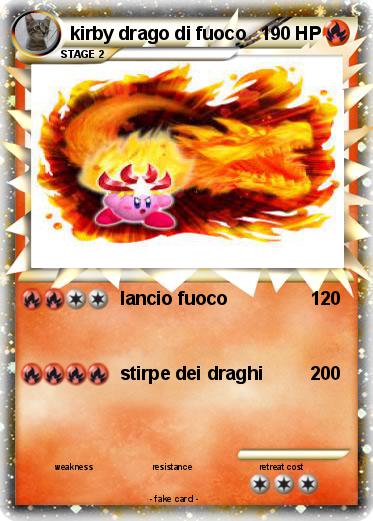 Pokemon kirby drago di fuoco