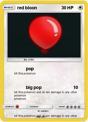 Pokemon red bloon