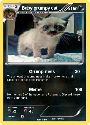 Pokemon Baby grumpy cat
