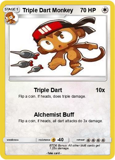Pokemon Triple Dart Monkey
