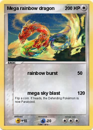 Pokemon Mega rainbow dragon