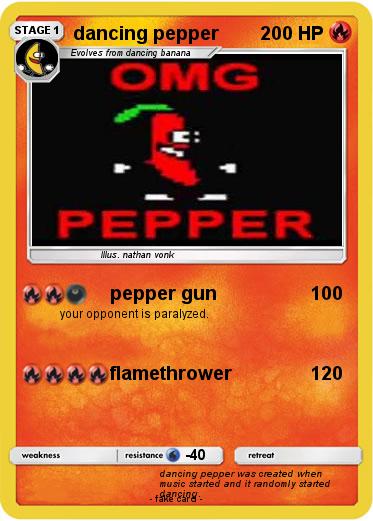 Pokemon dancing pepper