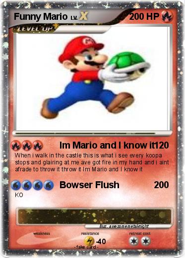 Pokemon Funny Mario