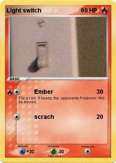 Pokemon Light switch