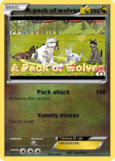 Pokemon A pack of wolves