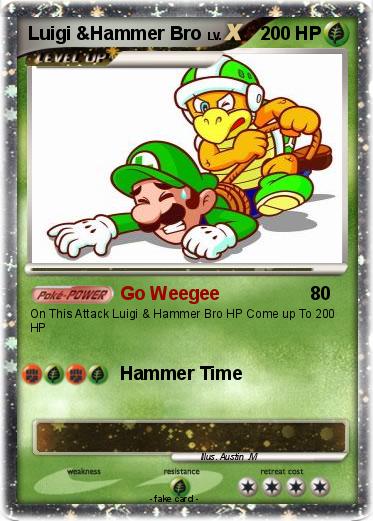Pokemon Luigi &Hammer Bro