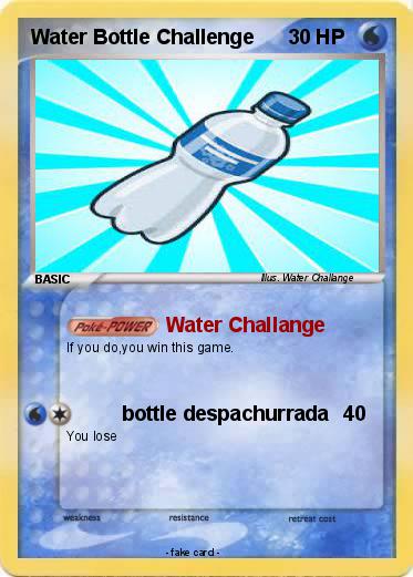 Pokemon Water Bottle Challenge