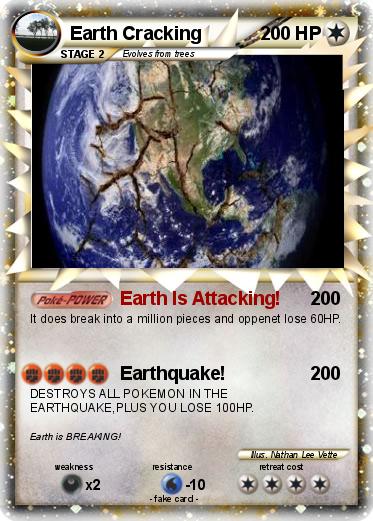 Pokemon Earth Cracking