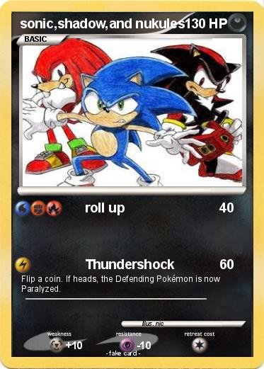 Pokemon sonic,shadow,and nukules
