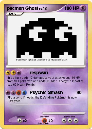 Pokemon pacman Ghost