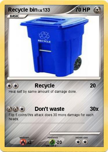 Pokemon Recycle bin
