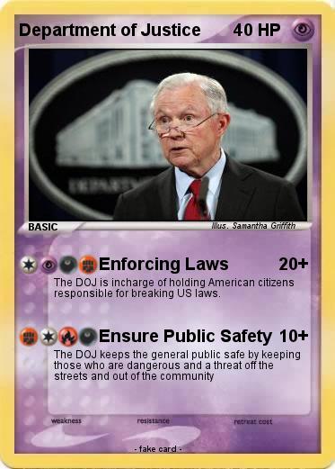 Pokemon Department of Justice