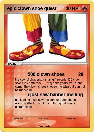 Pokemon epic clown shoe quest