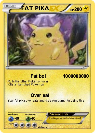 Pokemon FAT PIKA