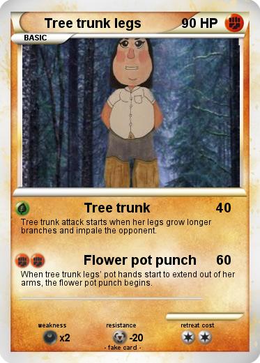 Pokemon Tree trunk legs