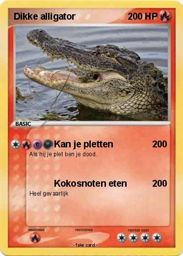 Pokemon Dikke alligator
