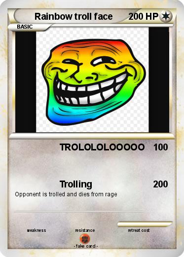Pokemon Rainbow troll face