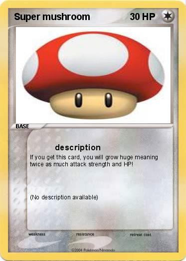 Pokemon Super mushroom