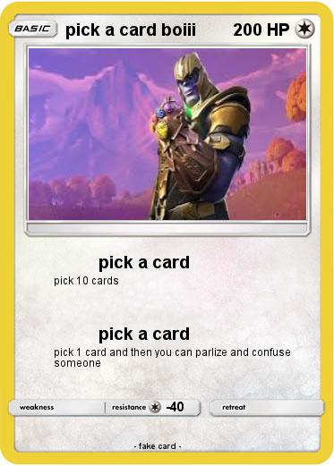 Pokemon pick a card boiii