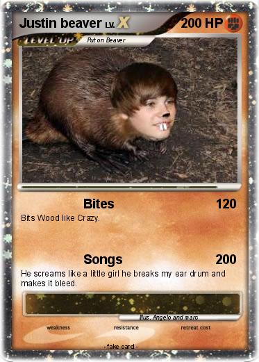 Pokemon Justin beaver