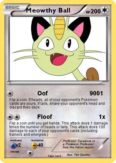 Pokemon Meowthy Ball