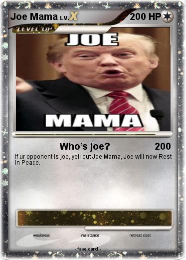 Pokemon Joe Mama