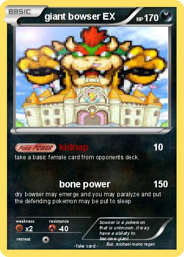 Pokemon giant bowser EX