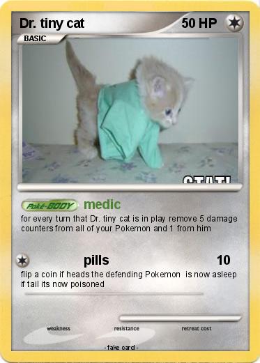 Pokemon Dr. tiny cat