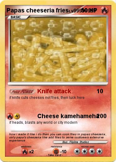 Pokemon Papas cheeseria fries