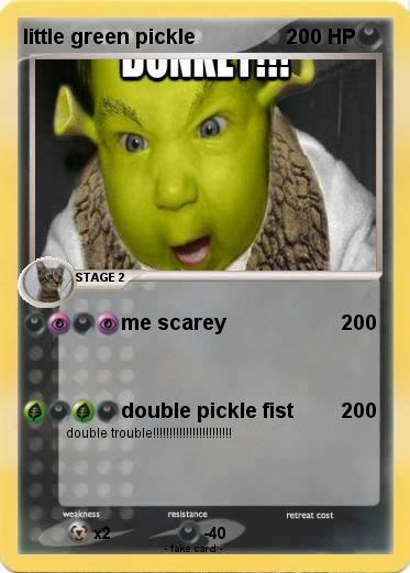 Pokemon little green pickle