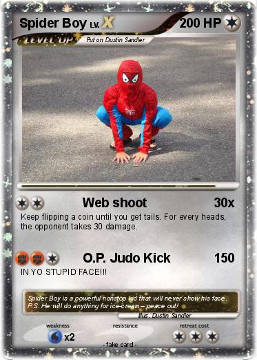 Pokemon Spider Boy