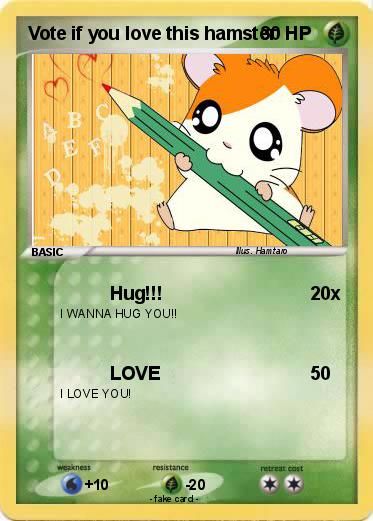 Pokemon Vote if you love this hamster