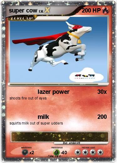 Pokemon super cow