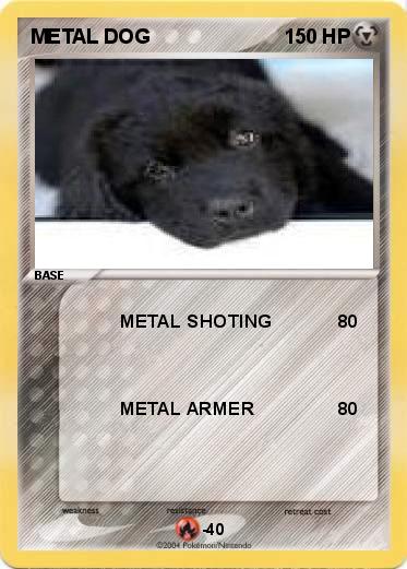 Pokemon METAL DOG