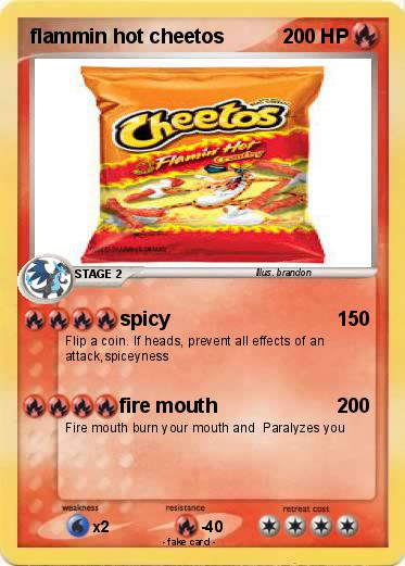 Pokemon flammin hot cheetos
