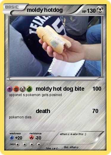 Pokemon moldy hotdog