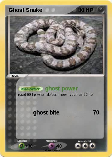 Pokemon Ghost Snake