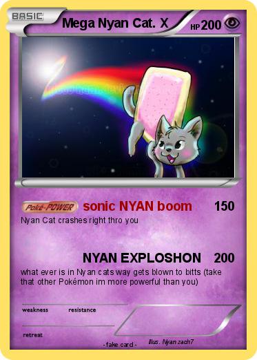 Pokemon Mega Nyan Cat. X